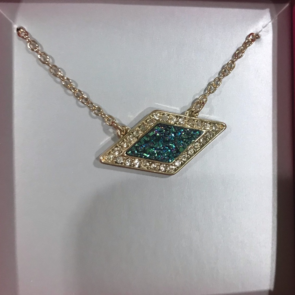 BaubleBar druzy necklace; new in box